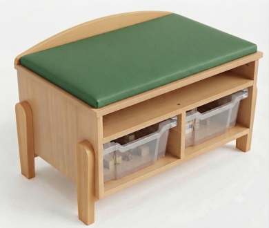 Banc avec rangement sous assise k'briol